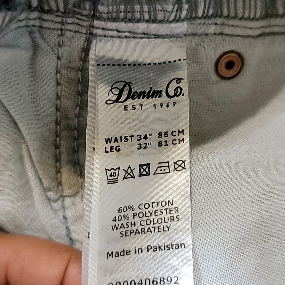 🌟Denim&Co Men's Jeans, slim fit, W34xL32